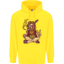 Stoned Hippy Spliff Weed Drugs LSD Acid Childrens Kids Hoodie Yellow