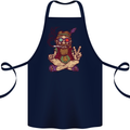 Stoned Hippy Spliff Weed Drugs LSD Acid Cotton Apron 100% Organic Navy Blue