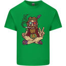 Stoned Hippy Spliff Weed Drugs LSD Acid Kids T-Shirt Childrens Irish Green