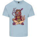 Stoned Hippy Spliff Weed Drugs LSD Acid Kids T-Shirt Childrens Light Blue
