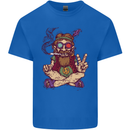 Stoned Hippy Spliff Weed Drugs LSD Acid Kids T-Shirt Childrens Royal Blue