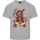 Stoned Hippy Spliff Weed Drugs LSD Acid Kids T-Shirt Childrens Sports Grey