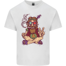 Stoned Hippy Spliff Weed Drugs LSD Acid Kids T-Shirt Childrens White