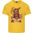Stoned Hippy Spliff Weed Drugs LSD Acid Kids T-Shirt Childrens Yellow