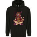 Stoned Hippy Spliff Weed Drugs LSD Acid Mens 80% Cotton Hoodie Black