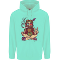 Stoned Hippy Spliff Weed Drugs LSD Acid Mens 80% Cotton Hoodie Peppermint