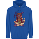 Stoned Hippy Spliff Weed Drugs LSD Acid Mens 80% Cotton Hoodie Royal Blue