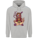 Stoned Hippy Spliff Weed Drugs LSD Acid Mens 80% Cotton Hoodie Sports Grey
