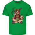 Stoned Hippy Spliff Weed Drugs LSD Acid Mens Cotton T-Shirt Tee Top Irish Green