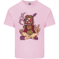 Stoned Hippy Spliff Weed Drugs LSD Acid Mens Cotton T-Shirt Tee Top Light Pink