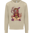 Stoned Hippy Spliff Weed Drugs LSD Acid Mens Sweatshirt Jumper Sand