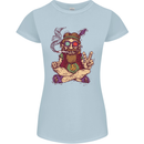 Stoned Hippy Spliff Weed Drugs LSD Acid Womens Petite Cut T-Shirt Light Blue