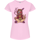 Stoned Hippy Spliff Weed Drugs LSD Acid Womens Petite Cut T-Shirt Light Pink