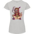 Stoned Hippy Spliff Weed Drugs LSD Acid Womens Petite Cut T-Shirt Sports Grey
