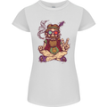 Stoned Hippy Spliff Weed Drugs LSD Acid Womens Petite Cut T-Shirt White
