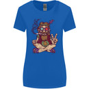 Stoned Hippy Spliff Weed Drugs LSD Acid Womens Wider Cut T-Shirt Royal Blue