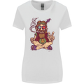 Stoned Hippy Spliff Weed Drugs LSD Acid Womens Wider Cut T-Shirt White