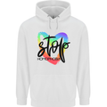 Stop Homophobia Gay Pride Day Awareness Childrens Kids Hoodie White
