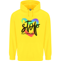 Stop Homophobia Gay Pride Day Awareness Childrens Kids Hoodie Yellow