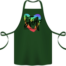 Stop Homophobia Gay Pride Day Awareness Cotton Apron 100% Organic Forest Green