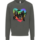 Stop Homophobia Gay Pride Day Awareness Kids Sweatshirt Jumper Storm Grey