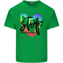 Stop Homophobia Gay Pride Day Awareness Mens Cotton T-Shirt Tee Top Irish Green