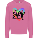 Stop Homophobia Gay Pride Day Awareness Mens Sweatshirt Jumper Azalea
