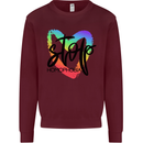 Stop Homophobia Gay Pride Day Awareness Mens Sweatshirt Jumper Maroon