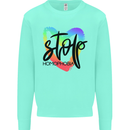 Stop Homophobia Gay Pride Day Awareness Mens Sweatshirt Jumper Peppermint