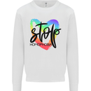 Stop Homophobia Gay Pride Day Awareness Mens Sweatshirt Jumper White