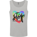 Stop Homophobia Gay Pride Day Awareness Mens Vest Tank Top Sports Grey