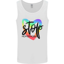 Stop Homophobia Gay Pride Day Awareness Mens Vest Tank Top White