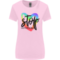 Stop Homophobia Gay Pride Day Awareness Womens Wider Cut T-Shirt Light Pink