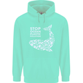 Stop Ocean Plastic Pollution Climate Change Childrens Kids Hoodie Peppermint