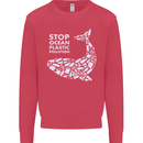 Stop Ocean Plastic Pollution Climate Change Kids Sweatshirt Jumper Heliconia