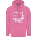 Stop Ocean Plastic Pollution Climate Change Mens 80% Cotton Hoodie Azelea