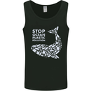 Stop Ocean Plastic Pollution Climate Change Mens Vest Tank Top Black