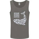 Stop Ocean Plastic Pollution Climate Change Mens Vest Tank Top Charcoal