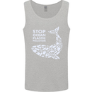 Stop Ocean Plastic Pollution Climate Change Mens Vest Tank Top Sports Grey
