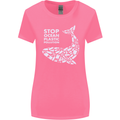 Stop Ocean Plastic Pollution Climate Change Womens Wider Cut T-Shirt Azalea