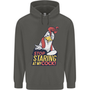 Stop Staring at My Cock Funny Rude Childrens Kids Hoodie Storm Grey