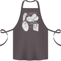 Storage Evolution HD Drive USB Stick CD Cotton Apron 100% Organic Dark Grey