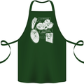 Storage Evolution HD Drive USB Stick CD Cotton Apron 100% Organic Forest Green