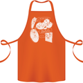 Storage Evolution HD Drive USB Stick CD Cotton Apron 100% Organic Orange