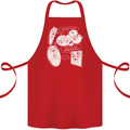 Storage Evolution HD Drive USB Stick CD Cotton Apron 100% Organic Red