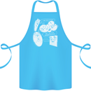Storage Evolution HD Drive USB Stick CD Cotton Apron 100% Organic Turquoise