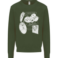 Storage Evolution HD Drive USB Stick CD Kids Sweatshirt Jumper Forest Green