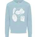 Storage Evolution HD Drive USB Stick CD Kids Sweatshirt Jumper Light Blue