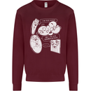 Storage Evolution HD Drive USB Stick CD Kids Sweatshirt Jumper Maroon