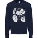 Storage Evolution HD Drive USB Stick CD Kids Sweatshirt Jumper Navy Blue